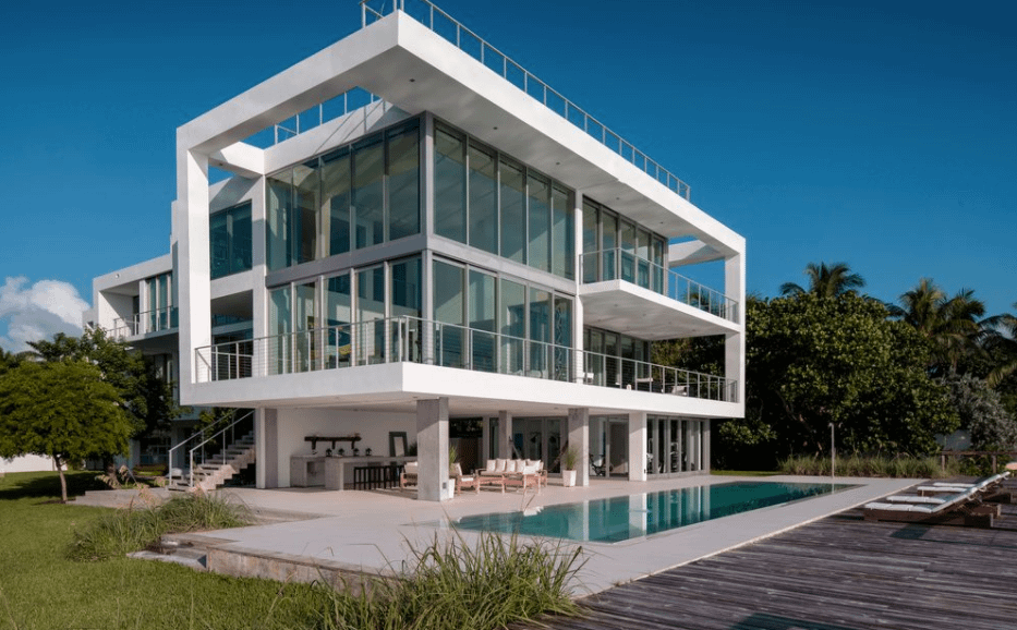 $22 Million Modern Waterfront Mansion In Miami, Florida - Homes of the Rich