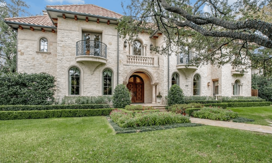 Mediterranean Style Stone Home In Dallas, Texas - Homes of the Rich