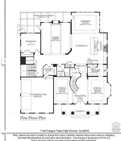 Colonial Style Brick New Build In Falls Church, Virginia (FLOOR PLANS ...