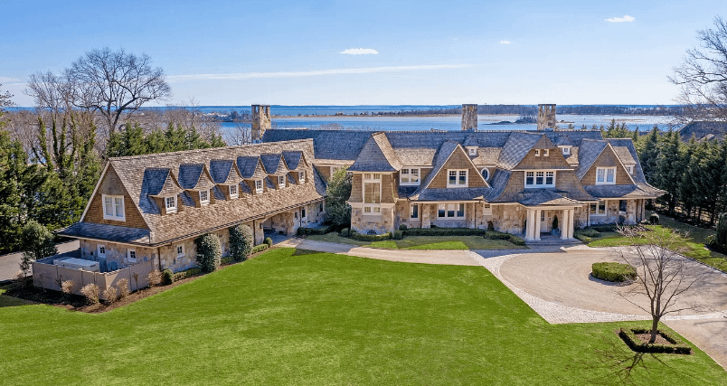 Meadow Road 　牧草地の道 $26 Million Waterfront Home In Riverside, Connecticut