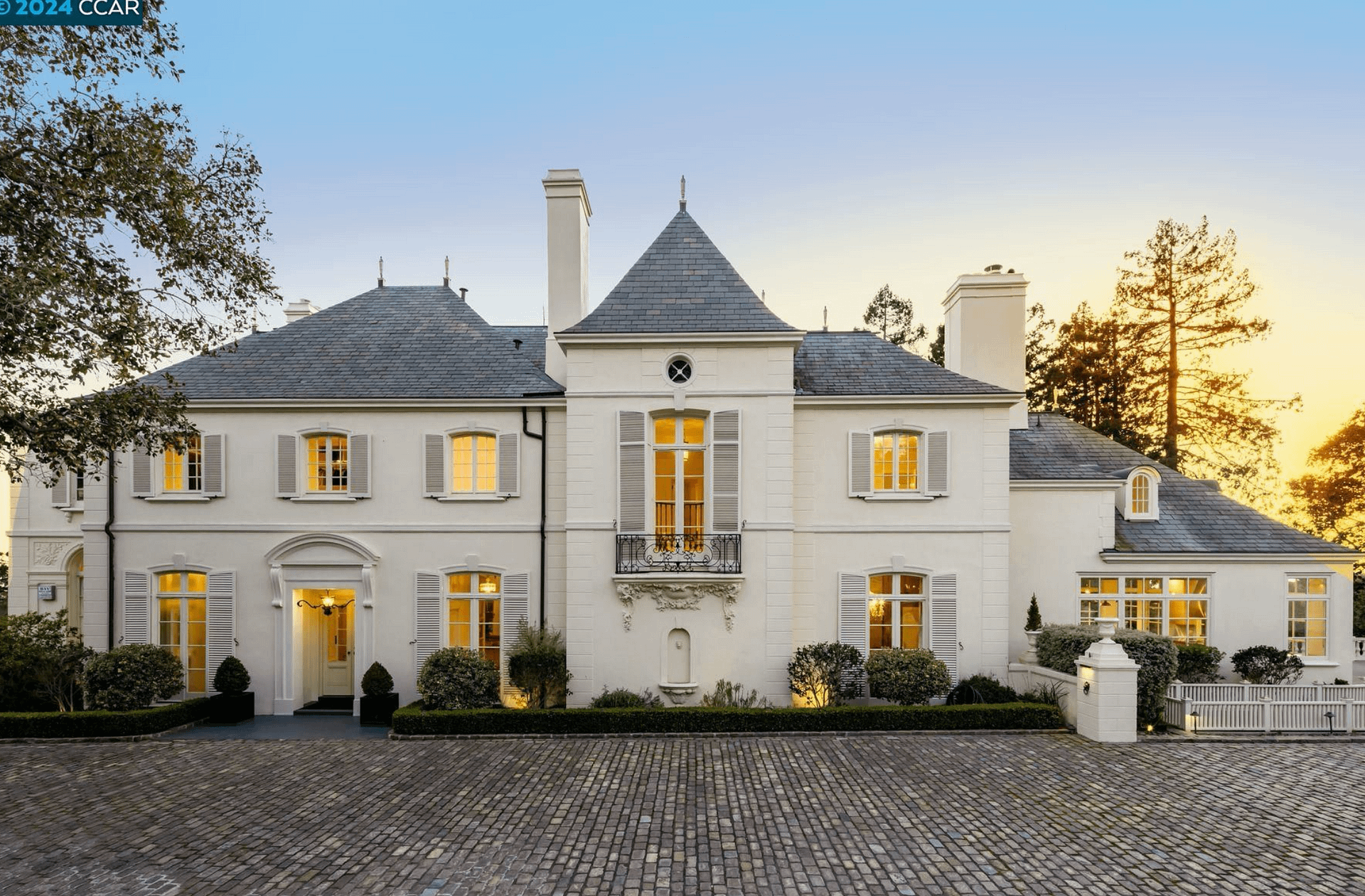 Historic French Chateau In Piedmont, California (FLOOR PLANS), image size:1920x1261