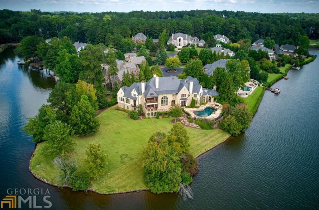 5 Million Lakefront Home In Alpharetta, (PHOTOS)