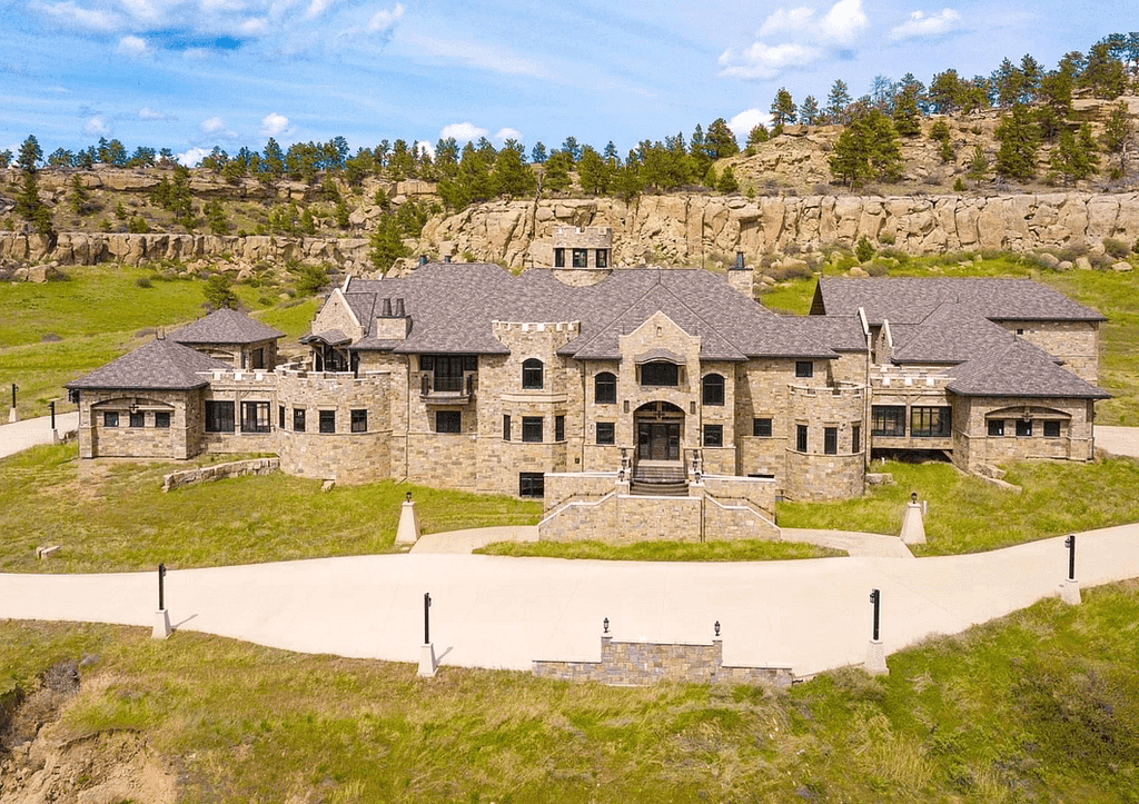 Insane Montana Stone Mega Home On 70 Acres (PHOTOS)
