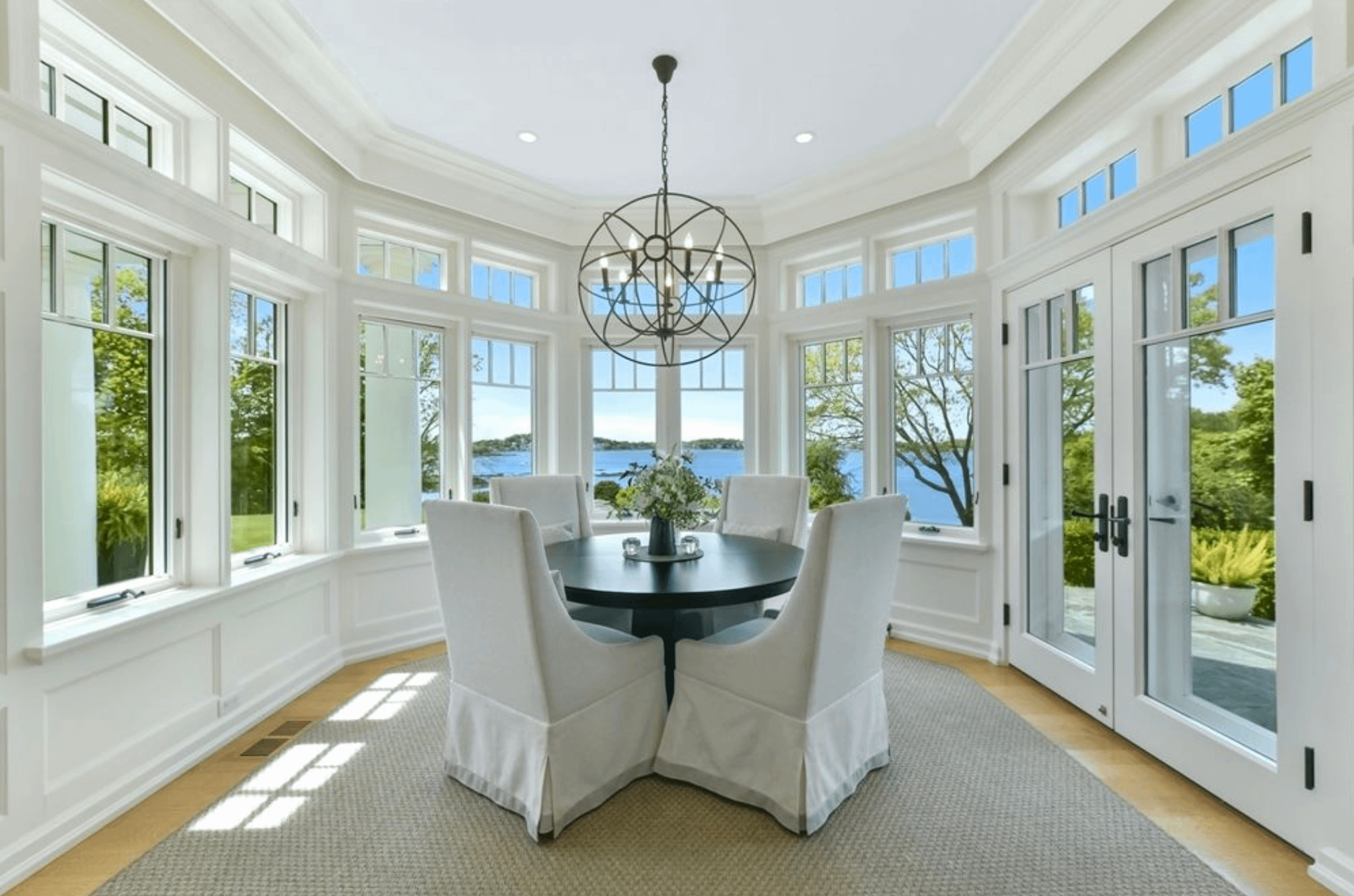 Colonial Style Waterfront Home In Hingham, Massachusetts