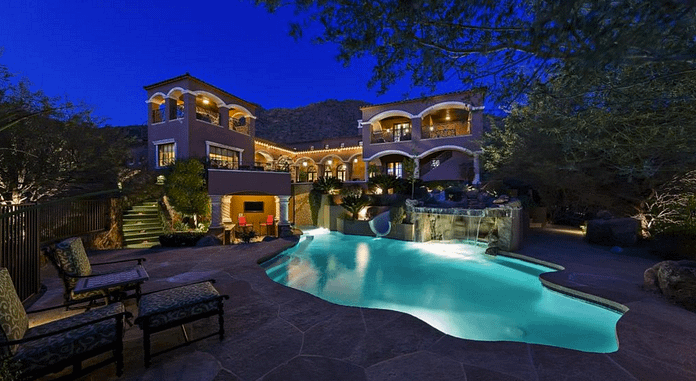 $4 Million Spanish Style Mansion In Scottsdale, AZ With 2 Pools - Homes ...