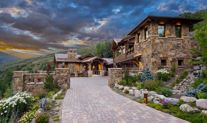 $24.9 Million Newly Built Stone & Wood Mansion In Vail, CO - Homes of ...