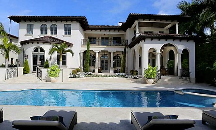 $22.95 Million Newly Built Waterfront Mansion In Miami Beach, Fl 