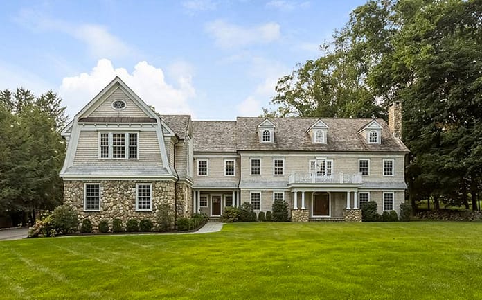 $3.499 Million Stone & Shingle Mansion In Westport CT - Homes of the Rich