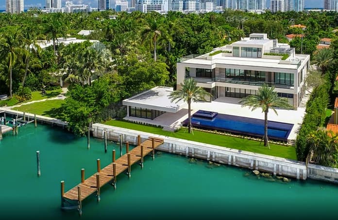 $32 Million Contemporary Style Waterfront New Build In Miami Beach ...