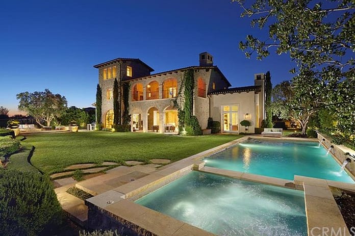 $8.595 Million Italian Inspired Stone Mansion In Irvine, CA - Homes of ...