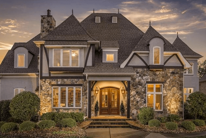 $1.35 Million Stone & Stucco Home In Waxhaw, NC - Homes of the Rich