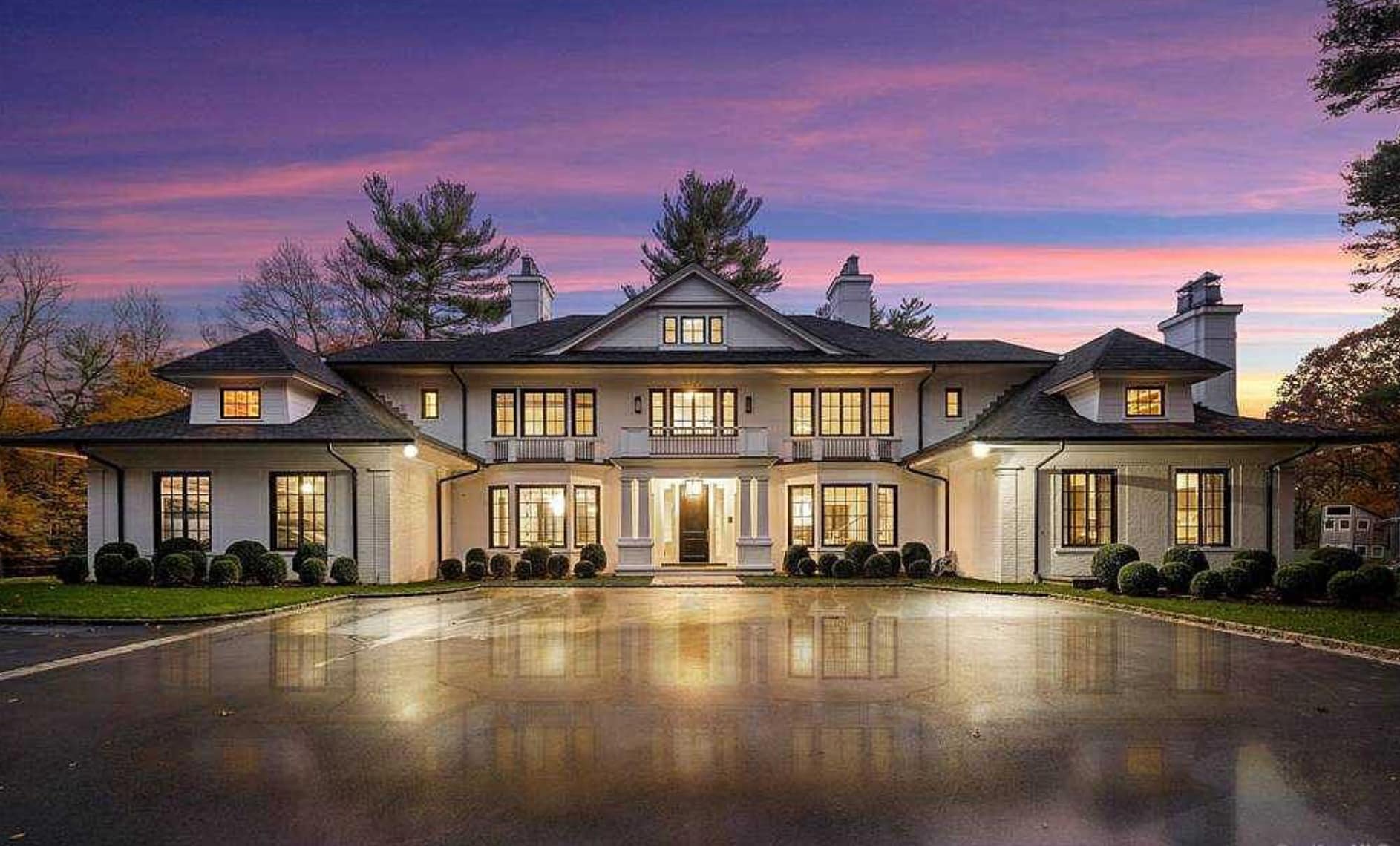 10 Million Colonial Style Home In Old Westbury, New York Homes of the Rich