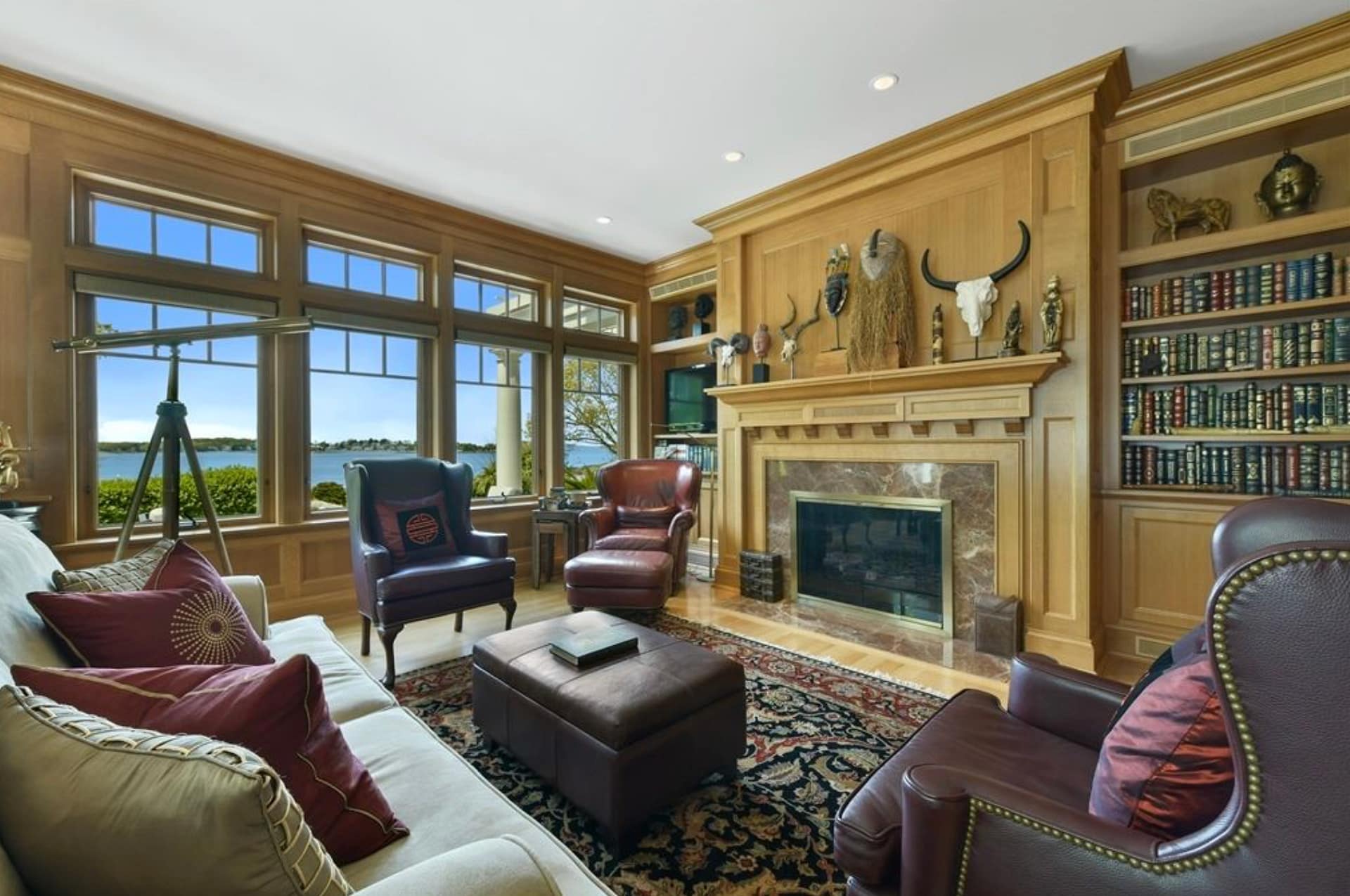 Colonial Style Waterfront Home In Hingham, Massachusetts