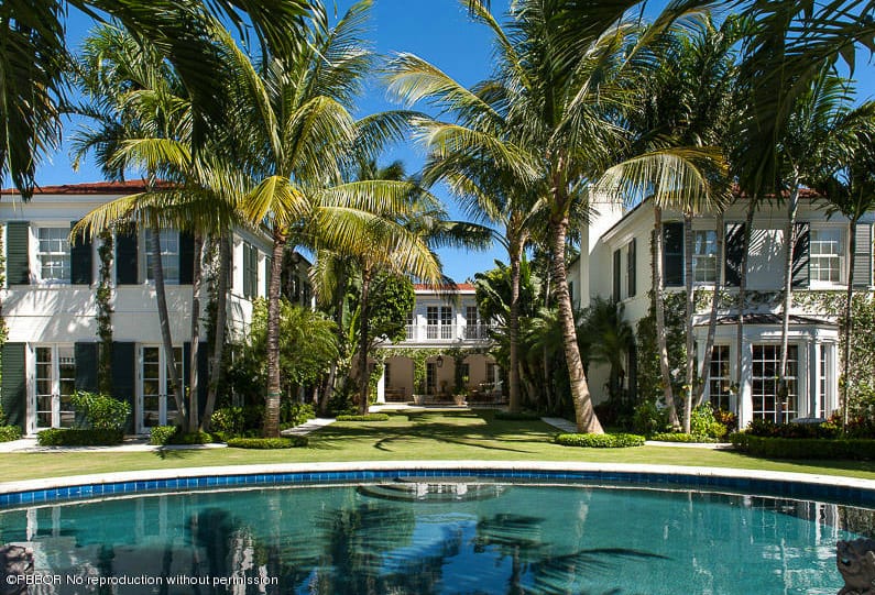 Newly Listed $32 Million Georgian Style Mansion In Palm Beach, Fl 