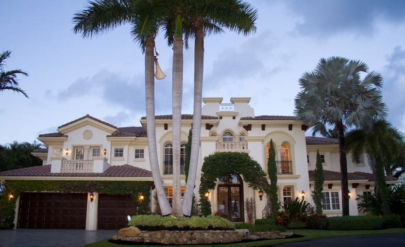 $4.35 Million Waterfront Mediterranean Home In Boca Raton, FL - Homes ...