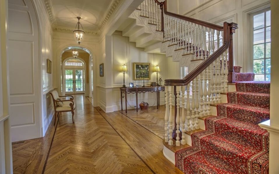 $4.395 Million Georgian Style Brick Mansion In Far Hills, NJ - Homes of ...