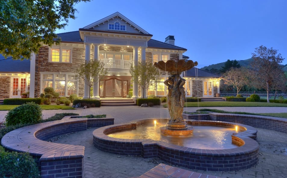 $7.795 Million Stone Mansion In Morgan Hill, CA - Homes of the Rich