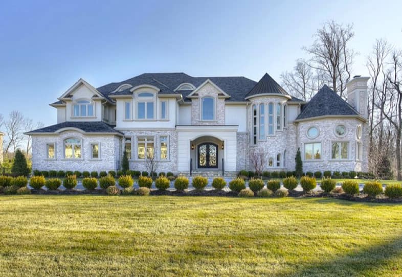 3.6 Million Newly Built Brick Stucco Mansion In Livingston NJ