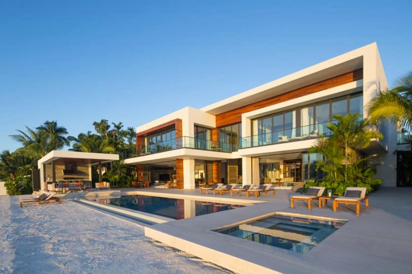 Casa Clara - A $35.9 Newly Built Contemporary Beachfront Mansion In ...