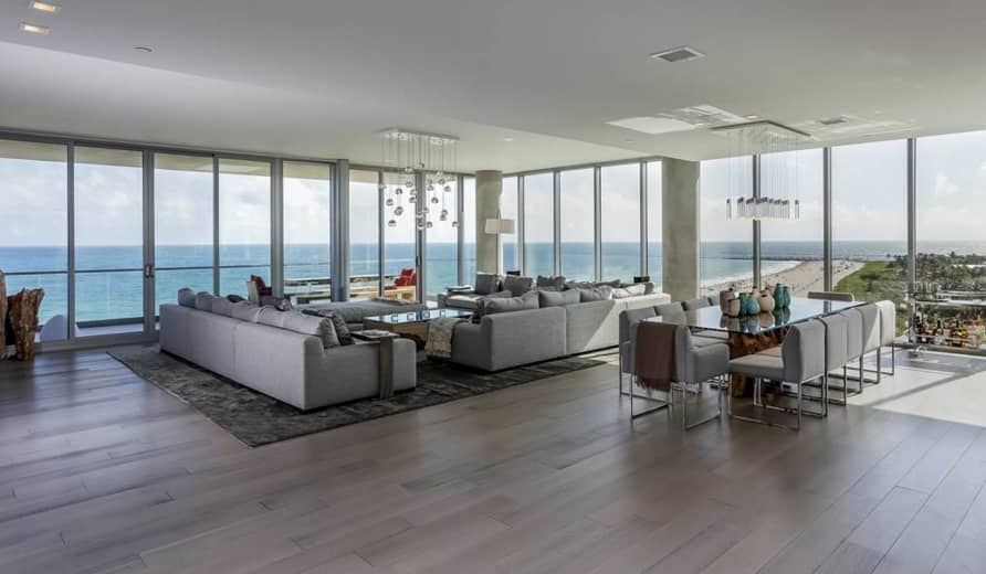 $53 Million 2-Story Penthouse In Miami Beach, FL - Homes of the Rich