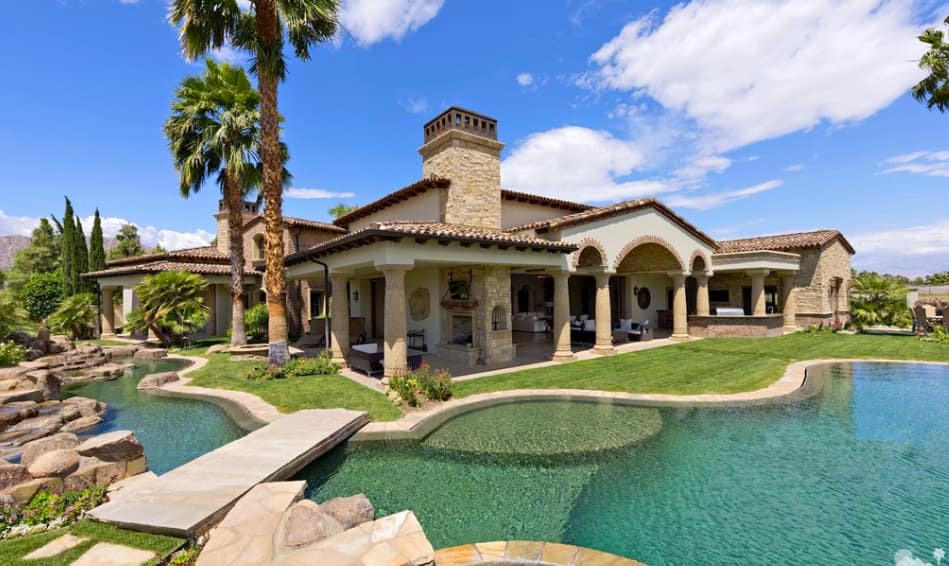 $8 Million Country Club Mansion In La Quinta, CA - Homes of the Rich