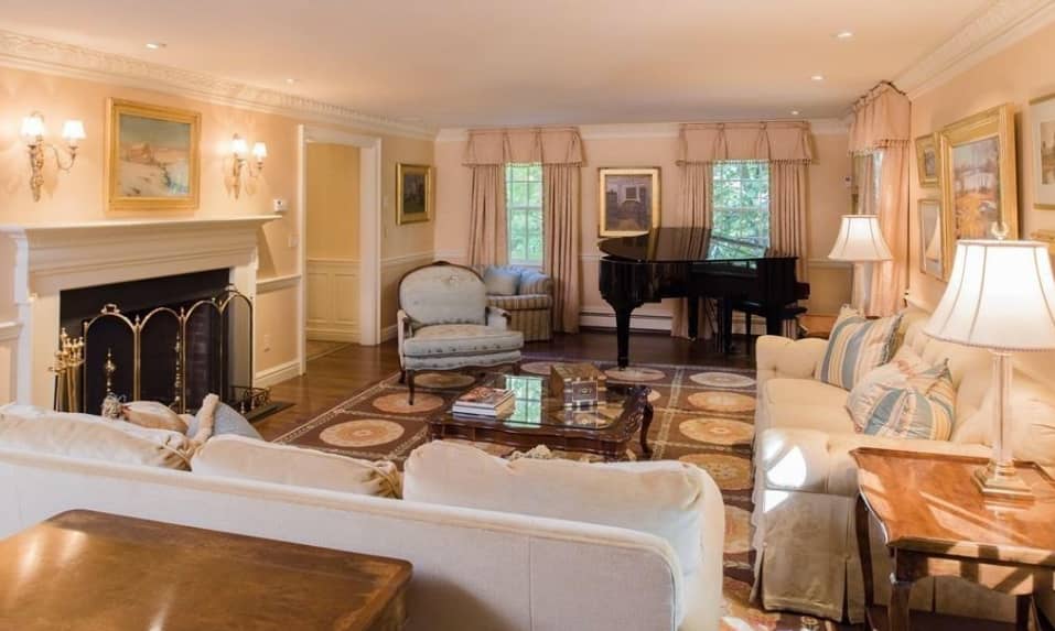 $4.395 Million Colonial Brick Mansion In Wellesley, MA - Homes of the Rich