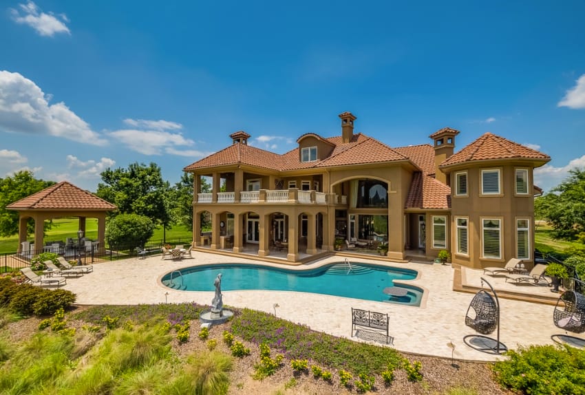 10,000 Square Foot Mediterranean Golf Course Mansion In Ringgold, GA