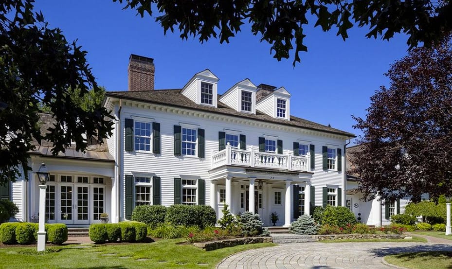 Classic Georgian Colonial Mansion In Sudbury, Ma - Homes Of The Rich