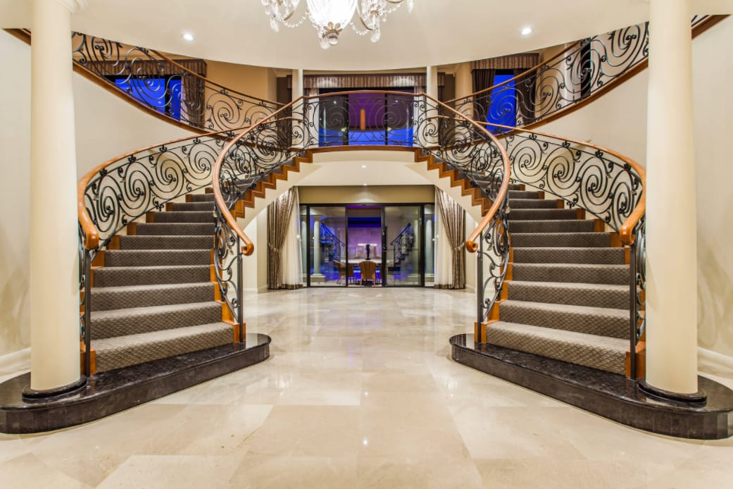 mansion double staircase