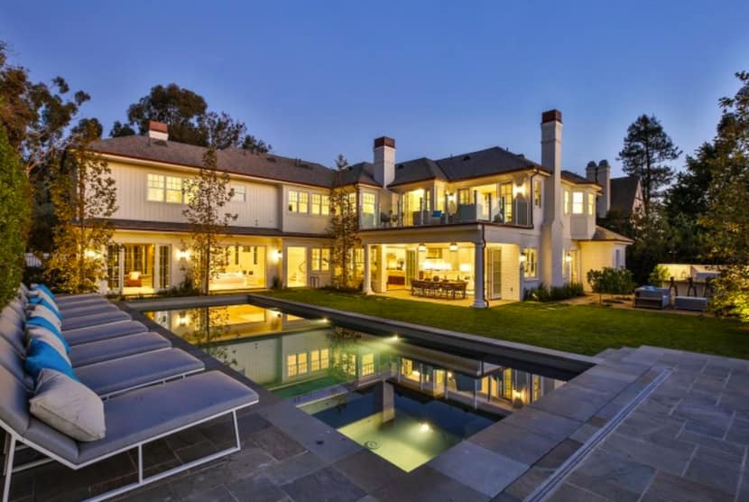 $14.995 Million Newly Built Traditional Mansion In Pacific Palisades ...