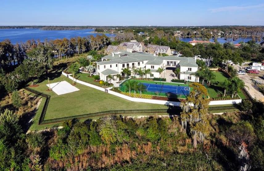 Johnny Damon's Backyard paradise Isles Worth, FL 