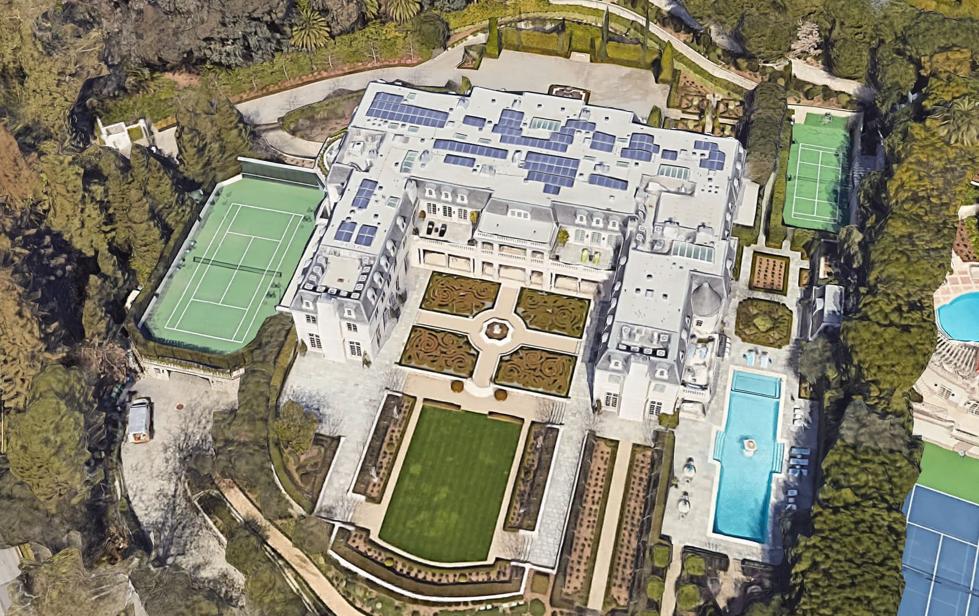 Inside A 60,000 Square Foot Bel Air Mega Mansion (PHOTOS)