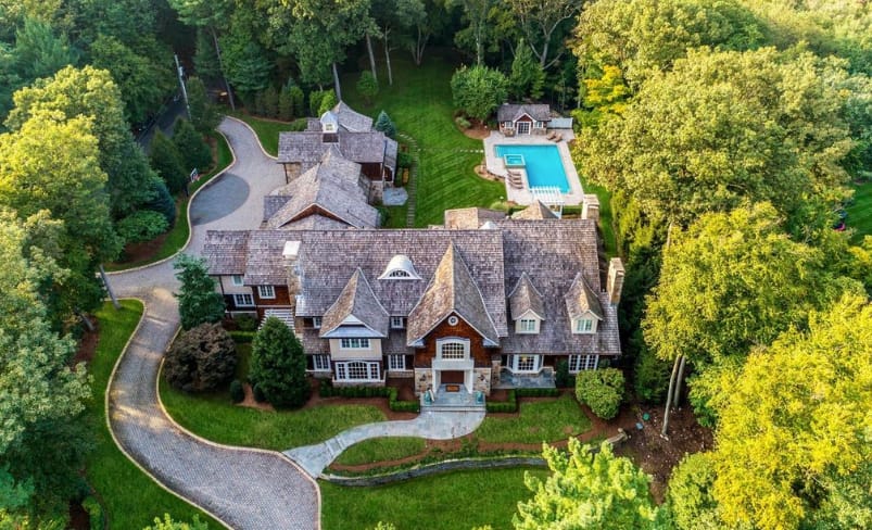 13,000 Square Foot Shingle Style Home In Franklin Lakes, New Jersey ...