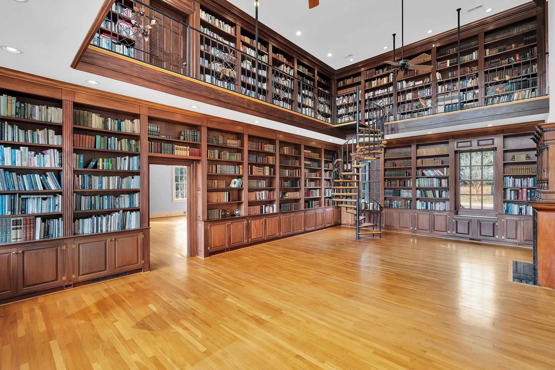 Home On 76 Acres With 2-Story Library (PHOTOS)