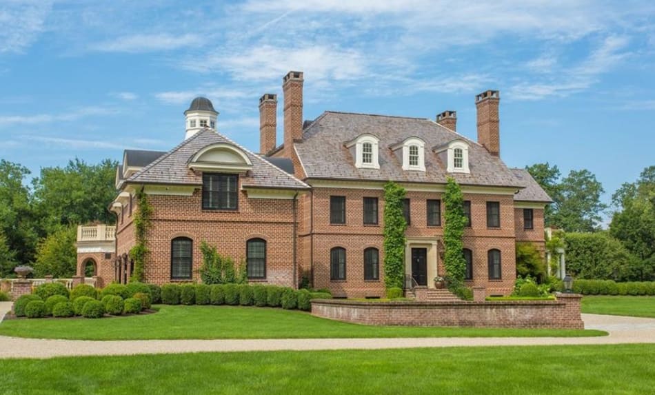 Stunning Brick Mansion In Ridgefield, Connecticut - Homes of the Rich