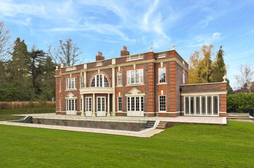 Gated Brick New Build In Surrey, England - Homes of the Rich