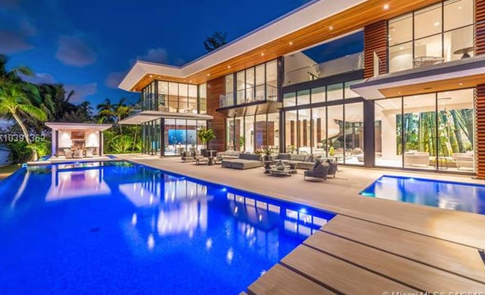 $38 Million Newly Built Waterfront Mansion In Miami Beach, Florida 