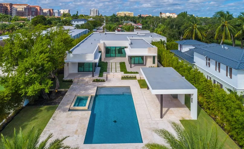 $20 Million Modern Waterfront New Build In Boca Raton, Florida - Homes ...