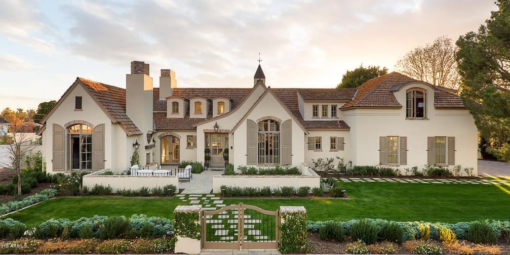 French Country Style New Build In Phoenix, Arizona Homes of the Rich