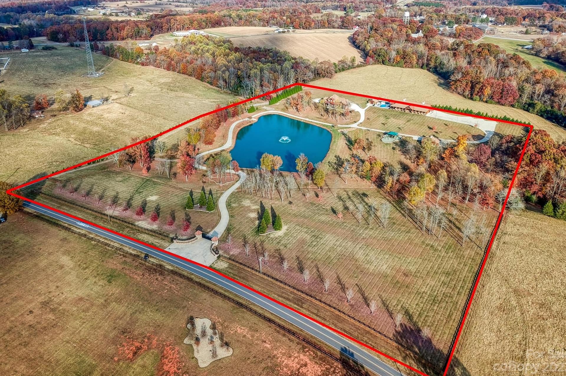 27 Acre Gated Estate In Union Grove, North Carolina (PHOTOS)