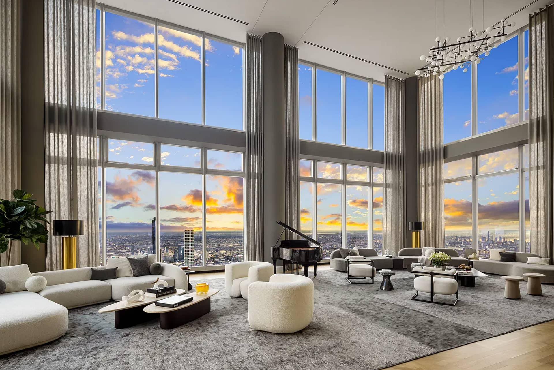 $250 Million NYC Penthouse (PHOTOS + FLOOR PLANS)