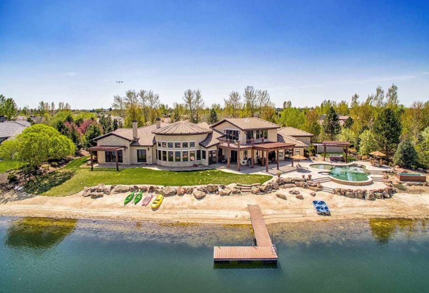 2 Million Lakefront Home In Eagle, Idaho Homes of the Rich