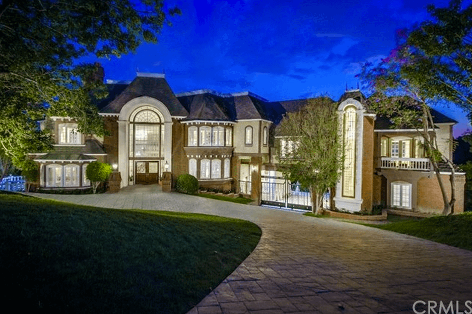 14,000 Square Foot French Inspired Brick Mansion In Diamond Bar, CA ...