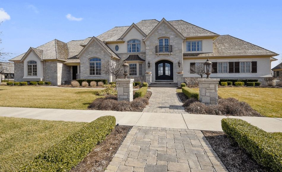 15,000 Square Foot Stone & Stucco Mansion In Munster, IN - Homes of the ...