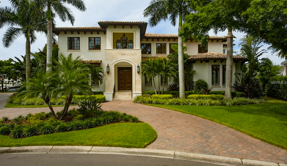 10,000 Square Foot Mediterranean Waterfront Mansion In Tampa, FL ...