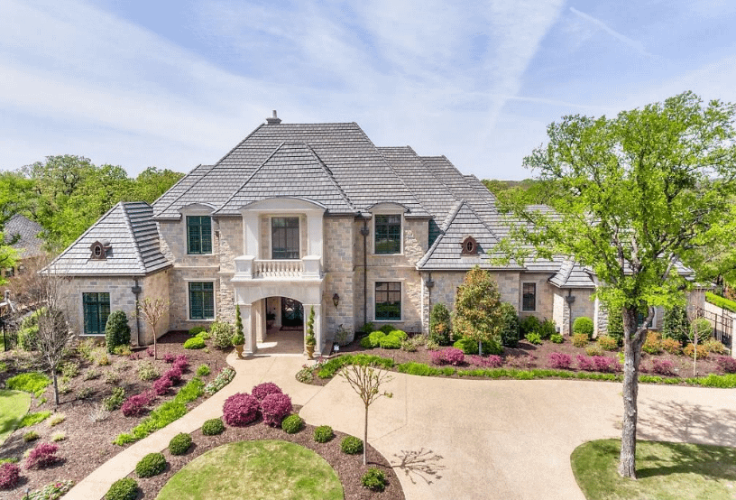 $4.25 Million Stone Mansion In Roanoke, Texas - Homes of the Rich