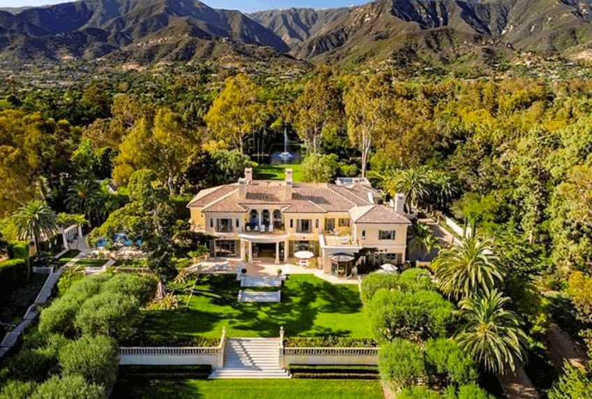 $52 Million Italian Inspired Estate In Santa Barbara, CA - Homes of the ...