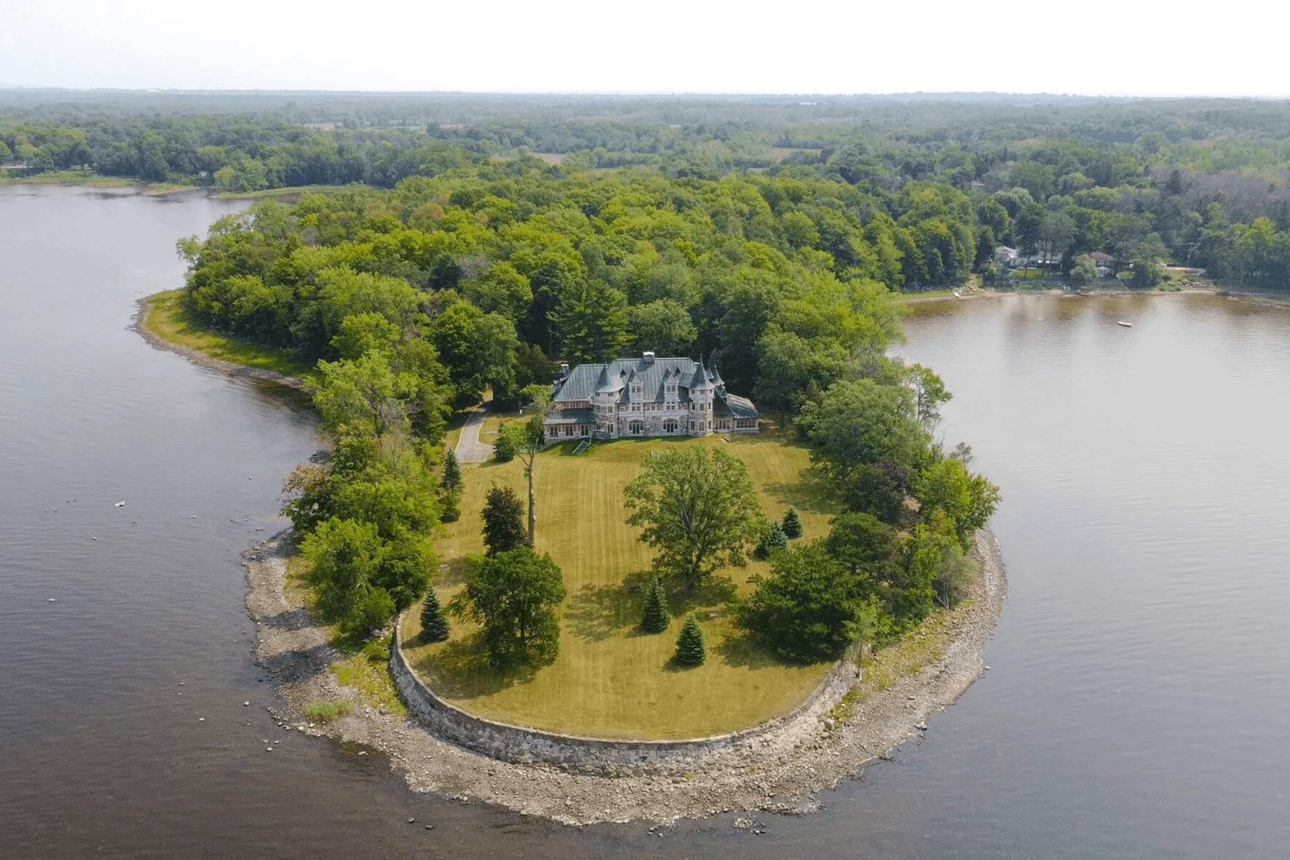 Historic Home In Canada On A 19 Acre Peninsula (PHOTOS)
