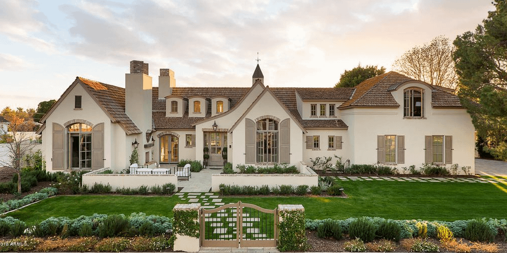 French Country Style New Build In Phoenix, Arizona Homes of the Rich