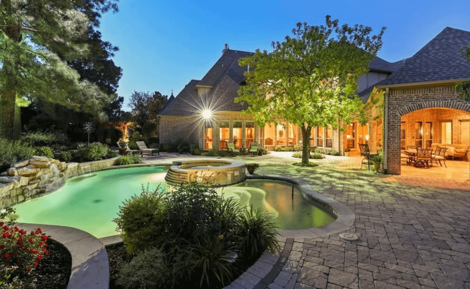 Gated Stone & Brick Home In Colleyville, Texas (PHOTOS) - Homes of the Rich